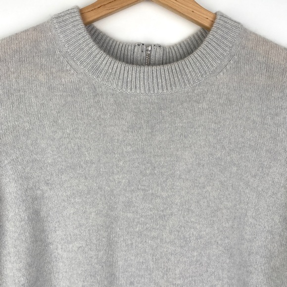 J. Crew Collection Italian Cashmere Sweater Grey - Picture 2 of 10